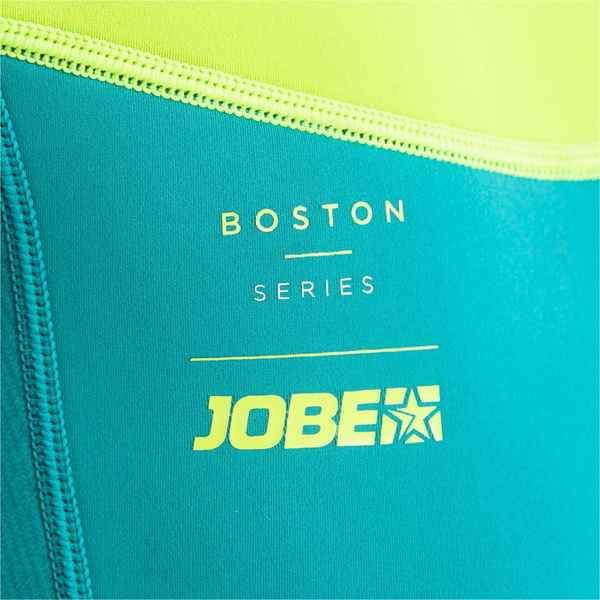 2026 Jobe Junior Boston 2mm Back Zip Shorty Wetsuit 3036210 - Teal
